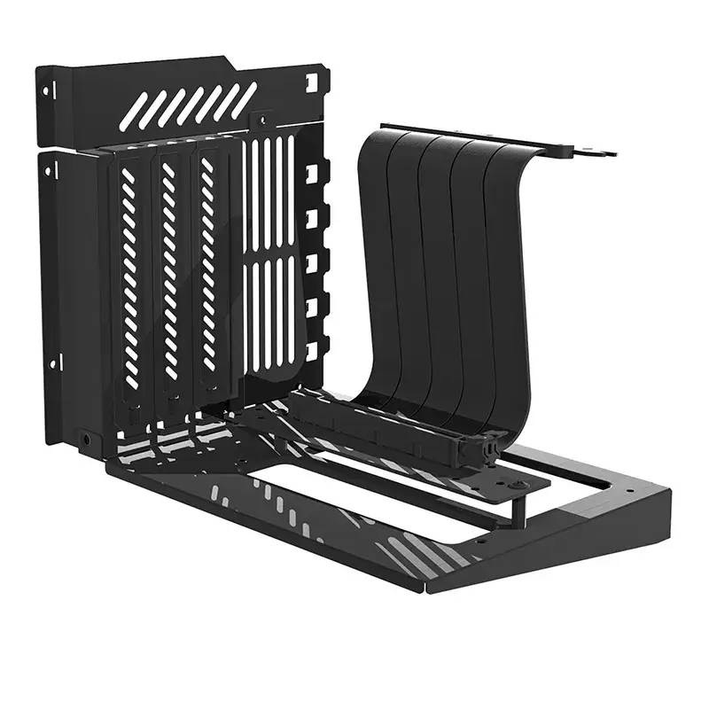 Caja para ordenador Darkflash DY470 ATX Negra con 4 ventiladores y soporte para GPU