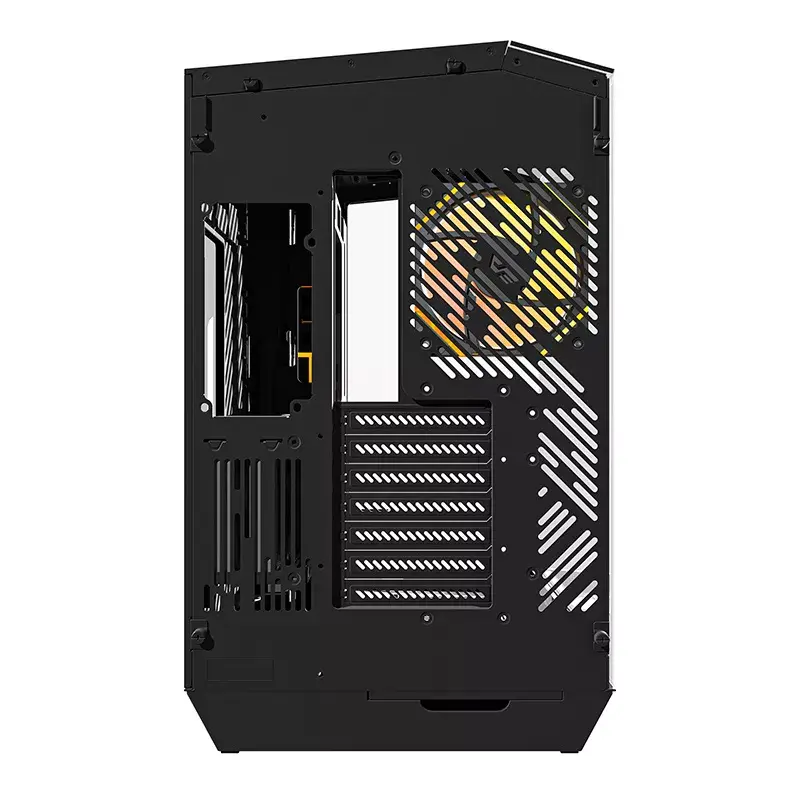 Caja para ordenador Darkflash DY470 ATX Negra con 4 ventiladores y soporte para GPU