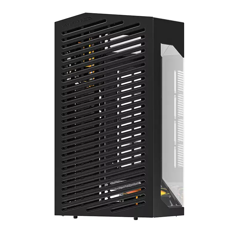 Caja para ordenador Darkflash DY470 ATX Negra con 4 ventiladores y soporte para GPU