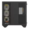 Caja para ordenador Darkflash DY470 ATX Negra con 4 ventiladores y soporte para GPU