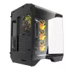 Caja para ordenador Darkflash DY470 ATX Negra con 4 ventiladores y soporte para GPU