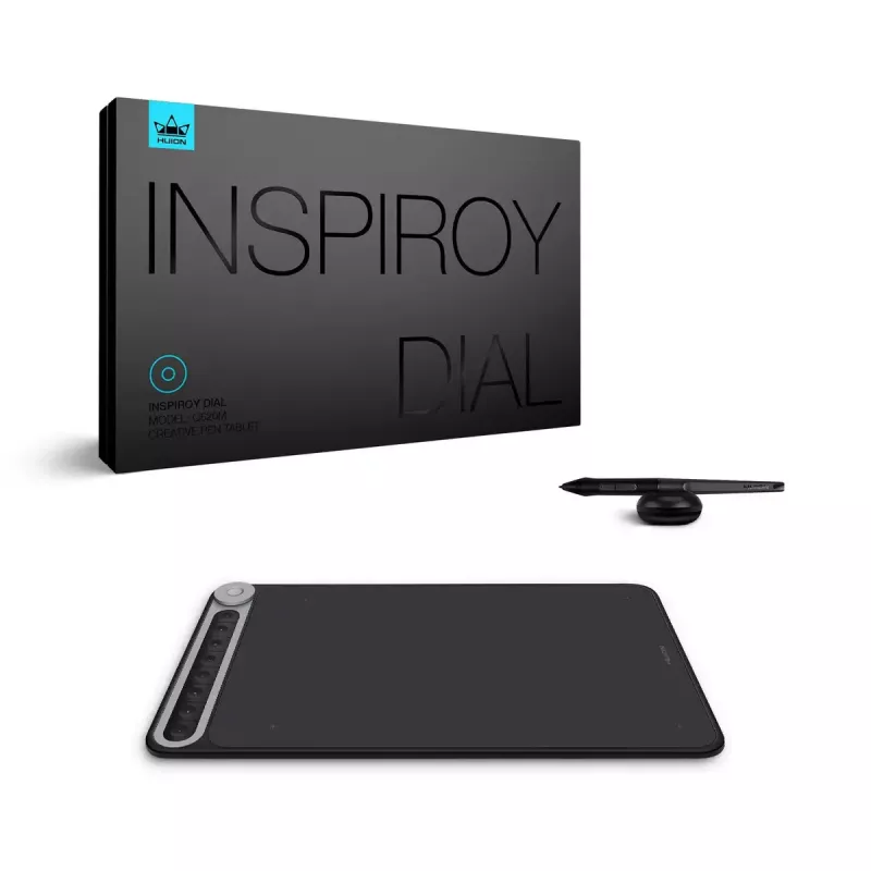 Tableta gráfica HUION Q620M Negra 5080 lpi 266,7 x 166,7 mm USB