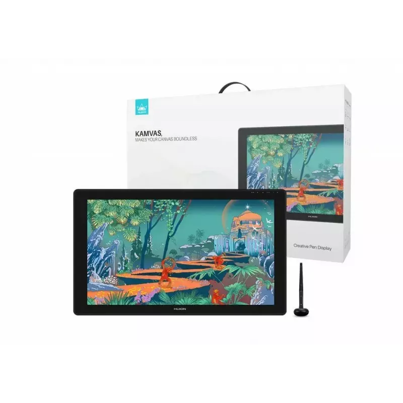 Huion Kamvas 24 GS2401 tableta gráfica con pantalla, QHD de 23,8 pulgadas 2560 x 1440 IPS, 120 % sRGB, 8192 niveles de presión