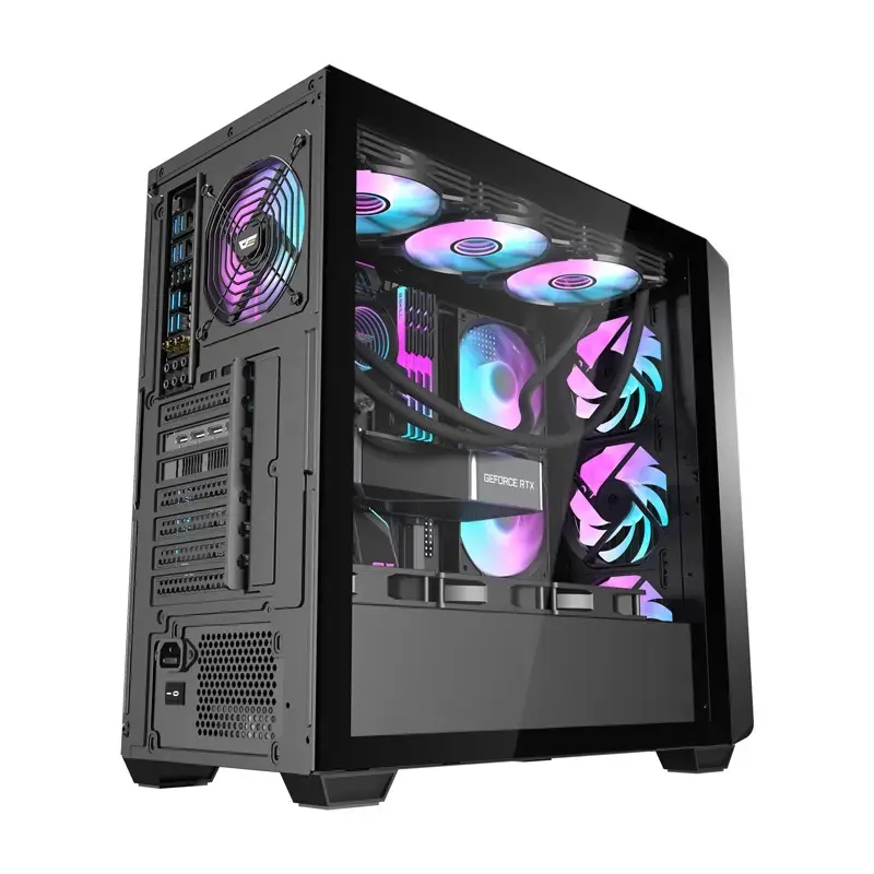Caja de PC Darkflash DS900WD ATX negra