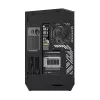 Caja de PC Darkflash DY470 Full Tower — Negra, SPCC, compatible con ITX/ATX, HDD 3,5 inch/2,5 inch, 1x 120 mm trasero, ventilador lateral 120 mm