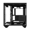 Caja de PC Darkflash DY470 Full Tower — Negra, SPCC, compatible con ITX/ATX, HDD 3,5 inch/2,5 inch, 1x 120 mm trasero, ventilador lateral 120 mm