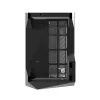 Caja de PC Darkflash DY470 Full Tower — Negra, SPCC, compatible con ITX/ATX, HDD 3,5 inch/2,5 inch, 1x 120 mm trasero, ventilador lateral 120 mm
