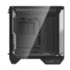 Caja de PC Darkflash DY470 Full Tower — Negra, SPCC, compatible con ITX/ATX, HDD 3,5 inch/2,5 inch, 1x 120 mm trasero, ventilador lateral 120 mm