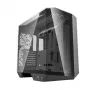 Caja de PC Darkflash DY470 Full Tower — Negra, SPCC, compatible con ITX/ATX, HDD 3,5 inch/2,5 inch, 1x 120 mm trasero, ventilador lateral 120 mm