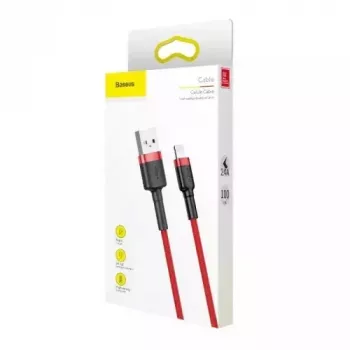 Cable Lightning Baseus CALKLF-A09 0,5 m Rojo