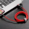 Cable Lightning Baseus CALKLF-A09 0,5 m Rojo