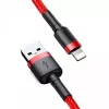 Cable Lightning Baseus CALKLF-A09 0,5 m Rojo