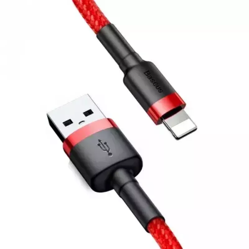 Cable Lightning Baseus CALKLF-A09 0,5 m Rojo
