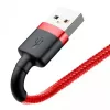 Cable Lightning Baseus CALKLF-A09 0,5 m Rojo