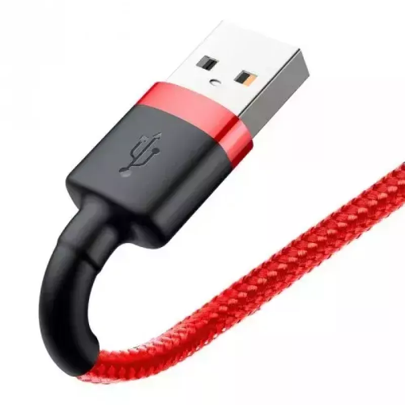 Cable Lightning Baseus CALKLF-A09 0,5 m Rojo