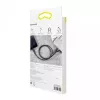 Cable USB-A a Lightning Baseus CALKLF-C19 2 m — carcasa de aluminio, 1,5 A, negro/rojo