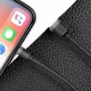 Cable USB-A a Lightning Baseus Cafule (CALKLF-CG1) — trenzado de nailon, QC3.0 1,5 A, 2 m, gris/negro