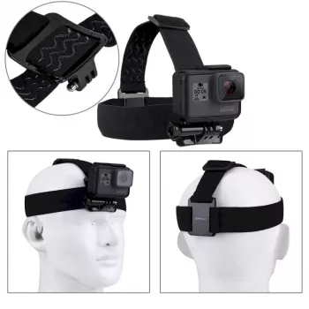 Adaptador de soporte para cámaras de acción Puluz soporte de cabeza universal para GoPro HERO9 compatible con marcos y carcasas