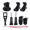 Set de accesorios Puluz PKT11 para cámaras deportivas — 20 piezas, compatible con Osmo Action 5 Pro