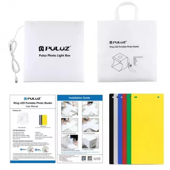 Caja de luz fotográfica Puluz PU5030 6500K USB