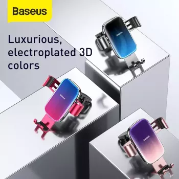 Soporte pasivo Baseus Glaze Gravity para teléfono móvil negro