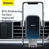 Soporte pasivo Baseus Glaze Gravity para teléfono móvil negro