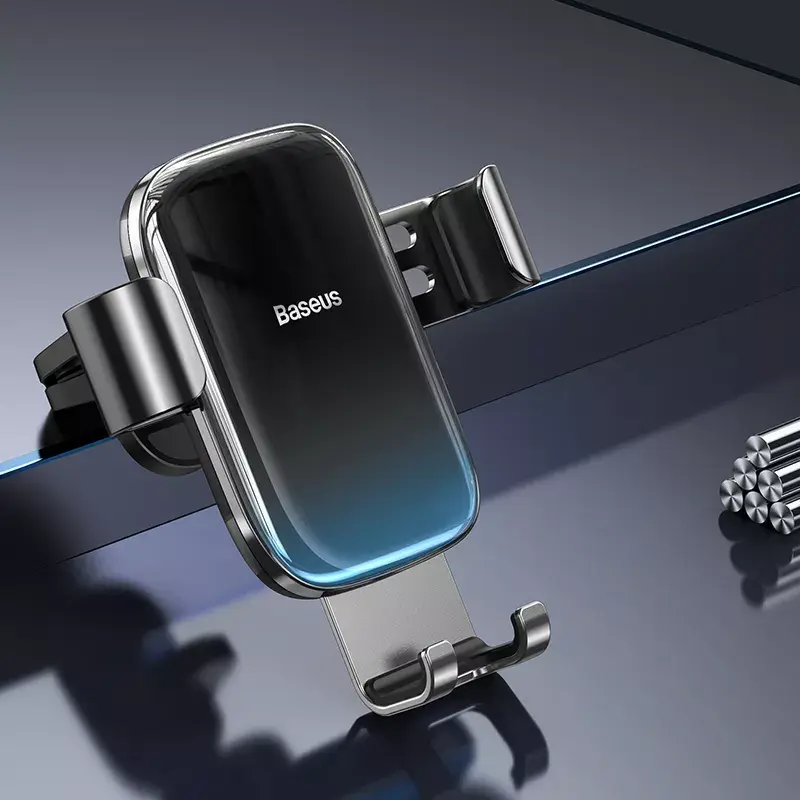 Soporte pasivo Baseus Glaze Gravity para teléfono móvil negro