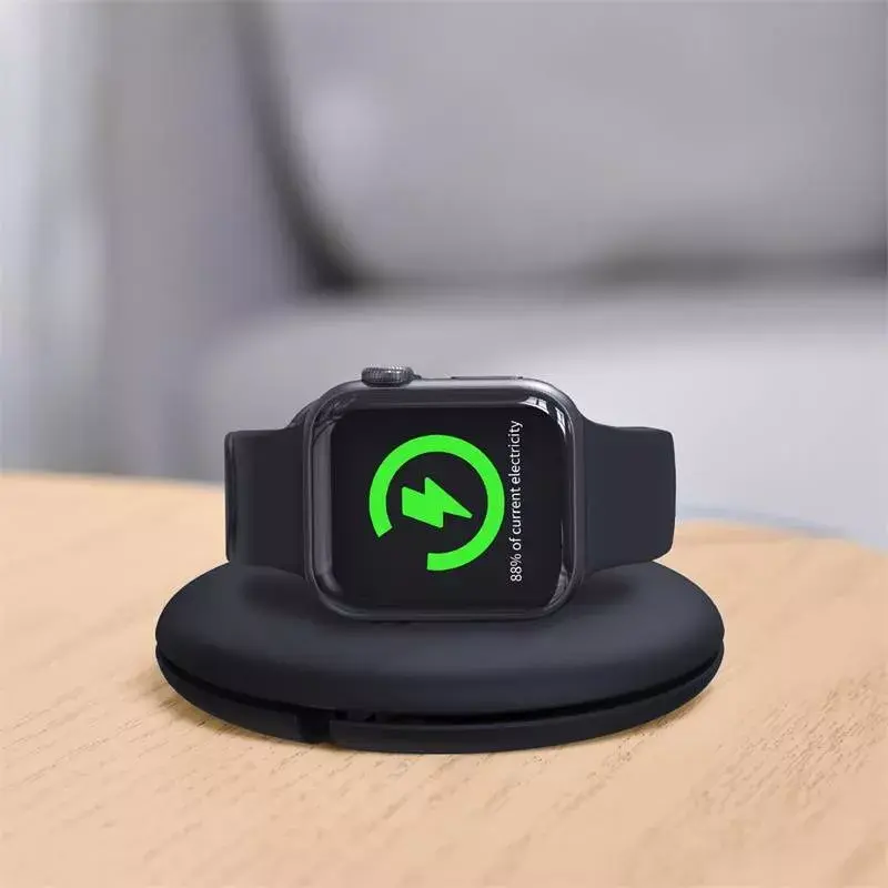Organizador Baseus para cargador de Apple Watch ACSLH-01 — negro, soporte para puck de carga magnética