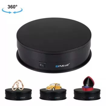 Plataforma giratoria panorámica 360° para fotografía Puluz PU3048B Ø15 cm