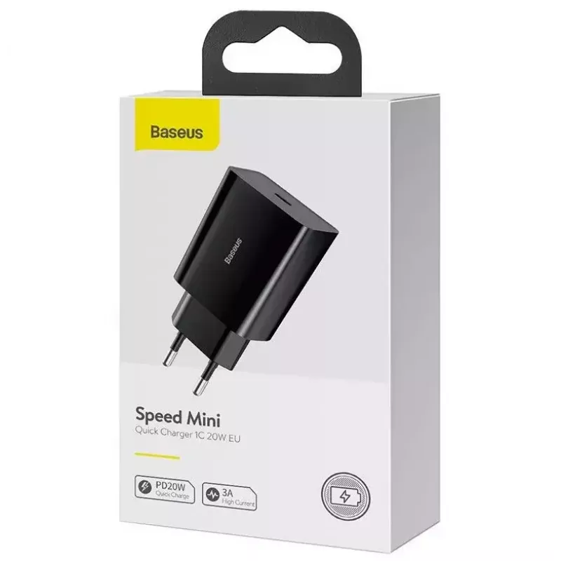 Cargador Baseus Speed Mini smartphone negro