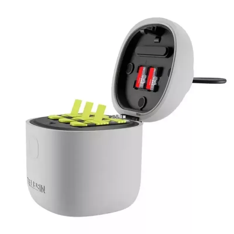 Cargador de baterías TELESIN Allin BOX para cámara deportiva de acción