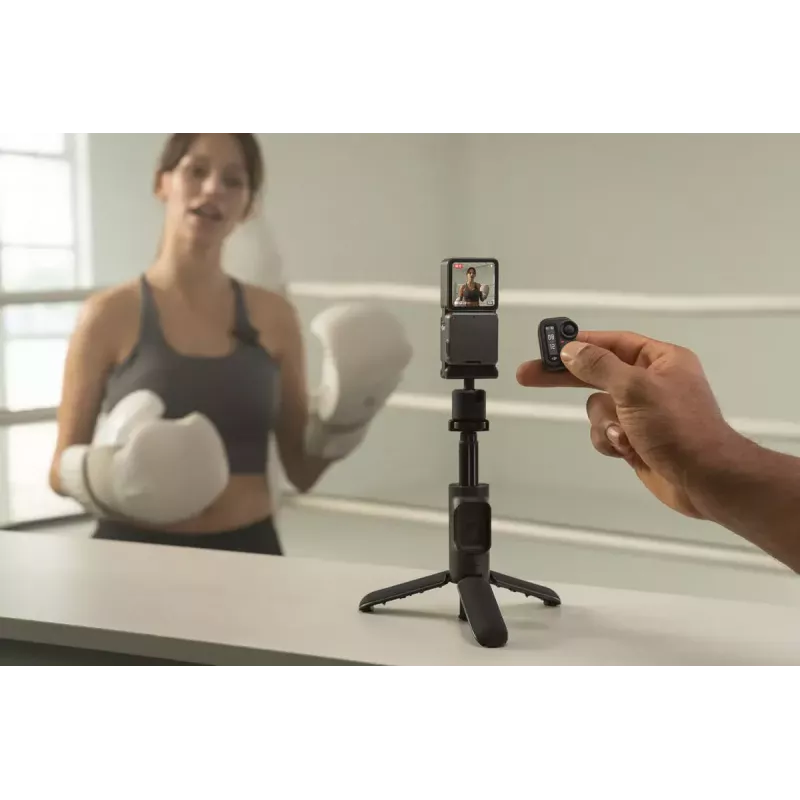 DJI CP.OS.00000186.01 Action 2 varilla extensible con mando a distancia y trípode, extendida 37,8 cm