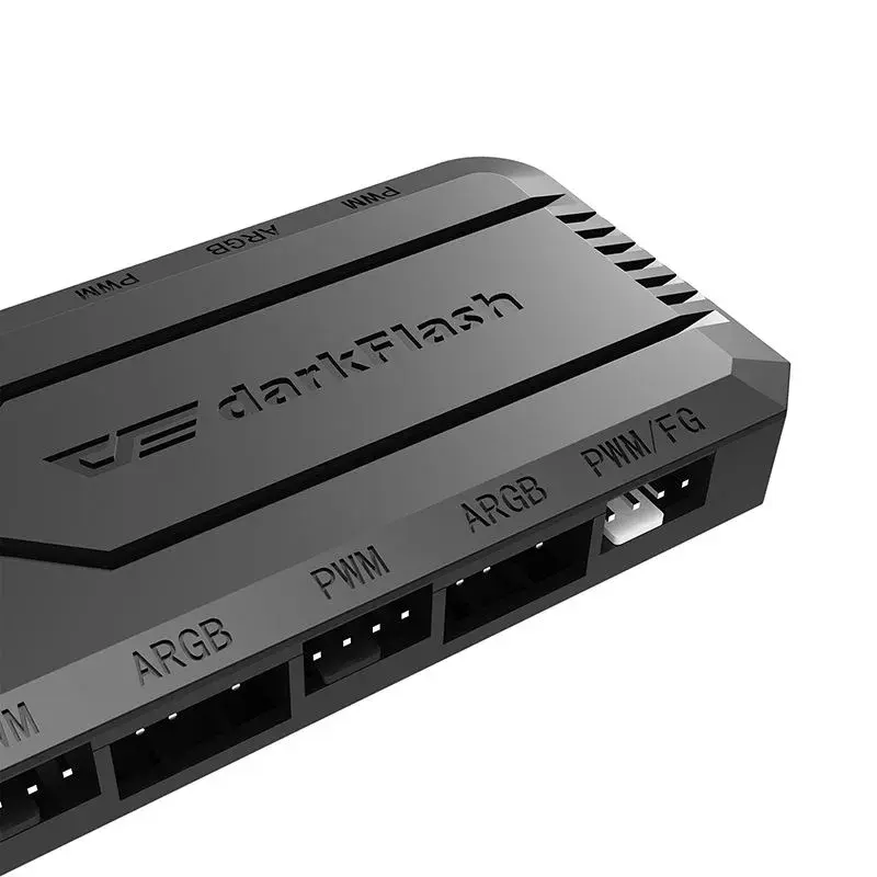 Controlador de ventiladores darkFlash RC2 4 pines PWM gris