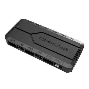 Controlador de ventiladores darkFlash RC2 4 pines PWM gris