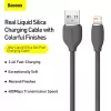 Cable de datos USB 2.0 Baseus Jelly Lightning a USB-A 1,2 m, negro