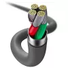 Cable de datos USB 2.0 Baseus Jelly Lightning a USB-A 1,2 m, negro