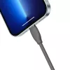 Cable de datos USB 2.0 Baseus Jelly Lightning a USB-A 1,2 m, negro