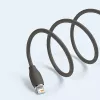 Cable de datos USB 2.0 Baseus Jelly Lightning a USB-A 1,2 m, negro