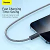 Cable Baseus Dynamic 2 m gris Lightning a USB-A