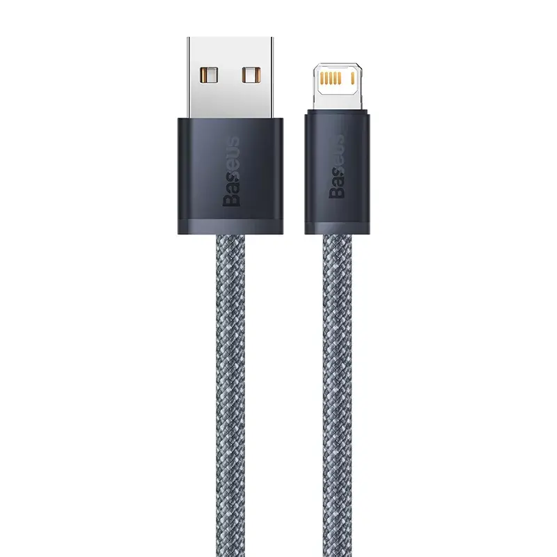 Cable Baseus Dynamic 2 m gris Lightning a USB-A