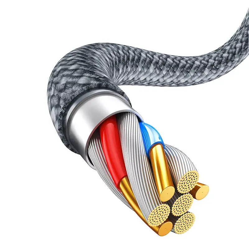 Cable Baseus Dynamic 2 m gris Lightning a USB-A