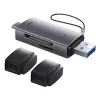 Lector de tarjetas Baseus Lite Series WKQX060113 compatible con USB y USB-C