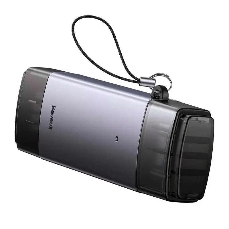 Lector de tarjetas Baseus Lite Series WKQX060113 compatible con USB y USB-C