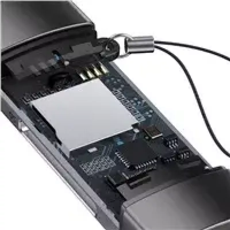 Lector de tarjetas Baseus Lite Series WKQX060113 compatible con USB y USB-C