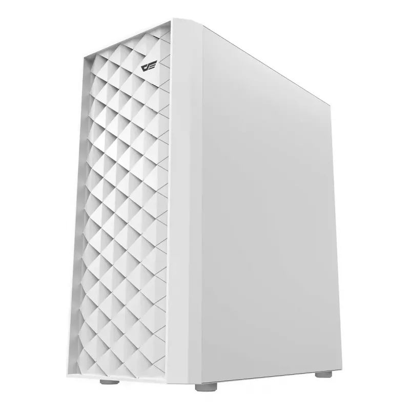 Caja de ordenador Darkflash DK351, blanca, con 4 ventiladores RGB