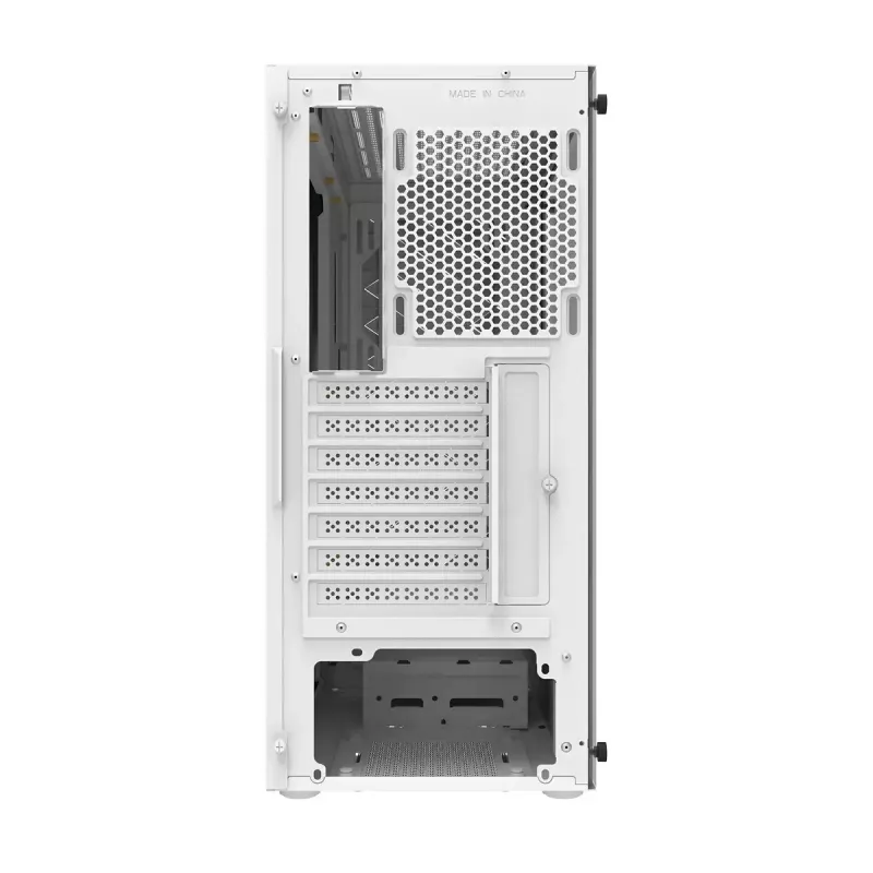 Caja de ordenador Darkflash DK351, blanca, con 4 ventiladores RGB