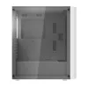 Caja de ordenador Darkflash DK351, blanca, con 4 ventiladores RGB