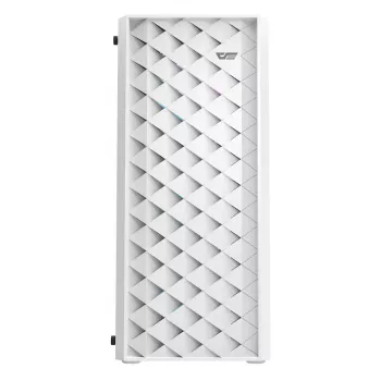 Caja de ordenador Darkflash DK351 WHITE Midi Tower, Micro ATX/ATX/ITX, cristal templado, blanca, 200×390×450 mm