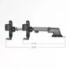 Joyroom JR-OK3 soporte de coche para teléfono con brazo telescópico extensible para salpicadero y parabrisas, giro de 210°, 4–6,7 pulgadas, negro
