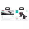 Joyroom JR-OK3 soporte de coche para teléfono con brazo telescópico extensible para salpicadero y parabrisas, giro de 210°, 4–6,7 pulgadas, negro